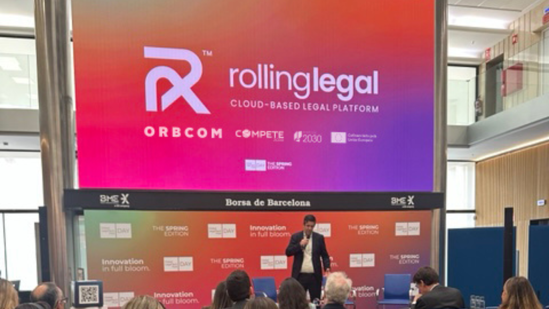 Helder Costa e Catarina Fernandes no Global LegalTech Hub Barcelona 2026